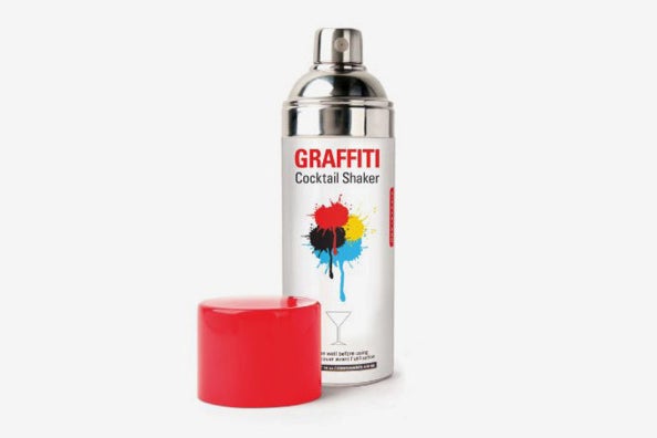 Kikkerland Graffiti Cocktail Shaker.